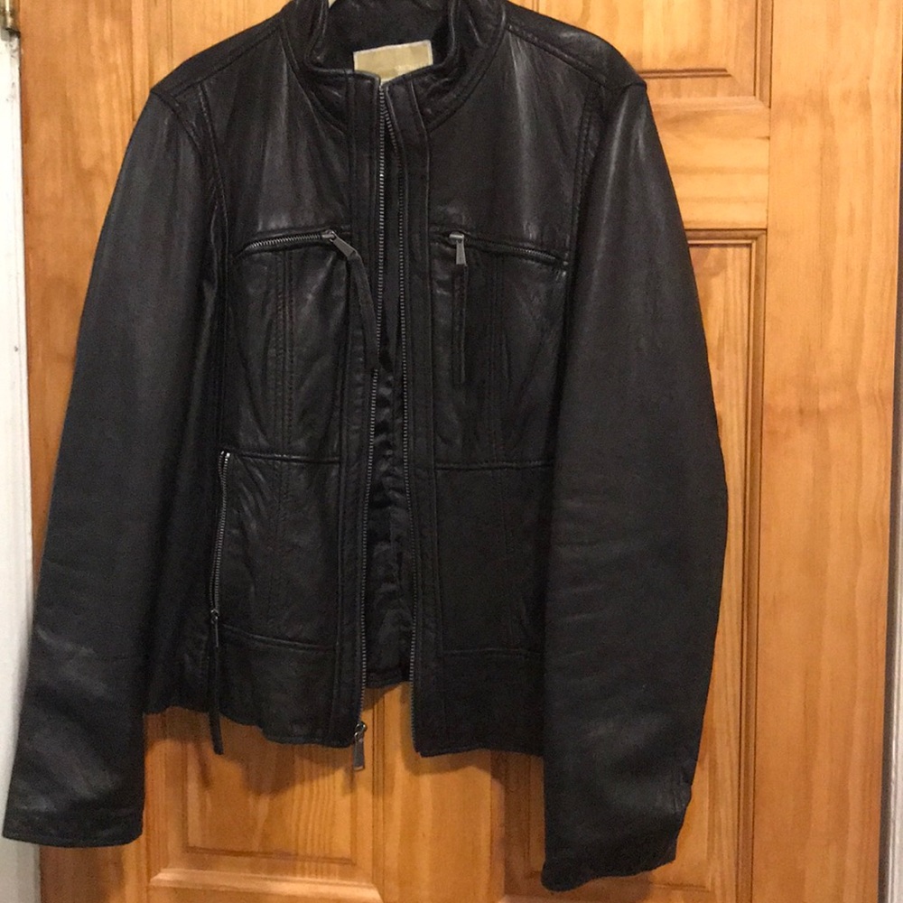 Micheal Kors Plush and Soft 100% leather jacket